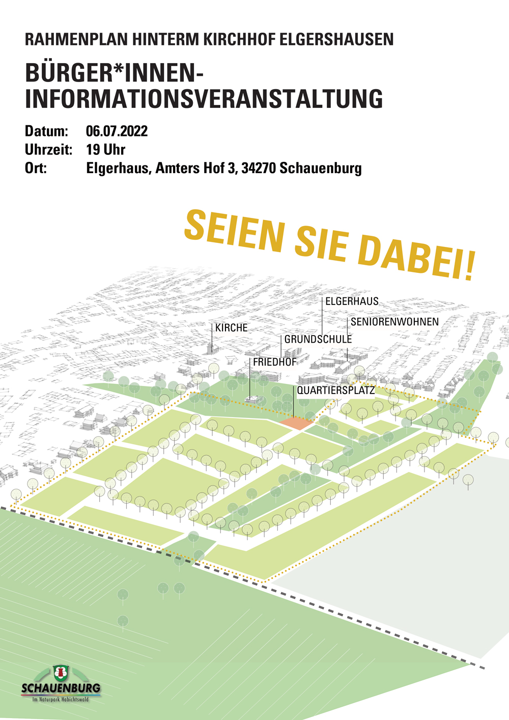 Plakat Bürger*innen Information